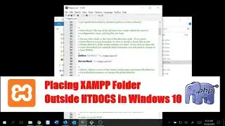 How to place Xampp Folder Outside Htdocs