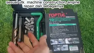19PCS Professional Threaded Coil Insert Repair Kit