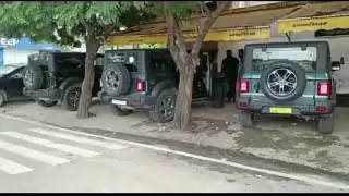 Sea of #Thars waiting for makeover at #StunnerzMadhapur || #Car Accessories Store in Hyderabad.