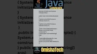 difference between Static and instance block in java#rpscprogrammer#javacourse #staticblock#instance