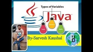 TYPES OF VARIABLES IN Java||CLASS Variable||OBJECT Variable||LOCAL Variable-Lecture-4