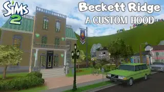 Благотворительный банкет в поддержку пожарной станции - Sims 2 Custom Hood Beckett Ridge