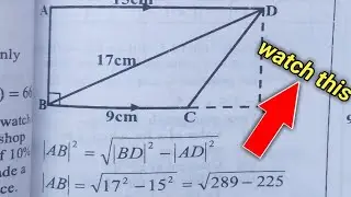 How to find the sides of a Trapezium using Pythogoras theorem @AmbiCosby