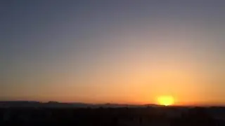 Orange Yellow Light on Sky after Sun Rising Time Lapse | Morning Colors on Sky with Sun Beauty