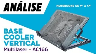 An&aacute;lise Base Cooler Vertical Para Notebook Multilaser AC166 - Vale a pena?