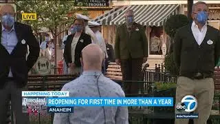 Disneyland Resort reopens to guests, offers symbol of hope after over a year | ABC7