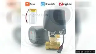 Rechargeable Battery Zigbee Water Valve Tuya Controller Timer Automatic Irrigation Garden Regular Wa