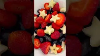 *ASMR* 4TH OF JULY FRUIT SALAD! #asmr #restock #satisfying #kitchen #fruitsalad #4thofjuly
