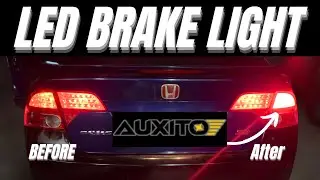 06-11 Honda Civic LED Brake Light Upgrade | AUXITO Install & Review