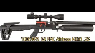 Kervan Arms KXR1 Airboss .25 A hard hitting true Hunter air rifle!!