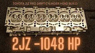 Toyota 2JZ monster power cylinder head build ! 1048 HP !
