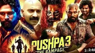 Pushpa 3: The Rampage - Hindi Movie | Allu Arjun | Vijay Devarkonda | Rashmika M | Sukumar New Movie