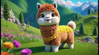 A pele da alpaca fica fofa, fofa, fofa | Fun Portuguese Nursery Rhyme for Kids Songs