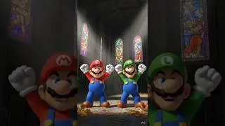 Mario and Luigi going into mushroom's kindom #game #kids #kidsvideo #usa #video #mario64 #mariobros