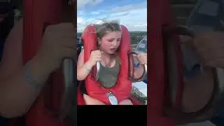 slingshot ride funny videos  #funnyride #viralvideo #shorts