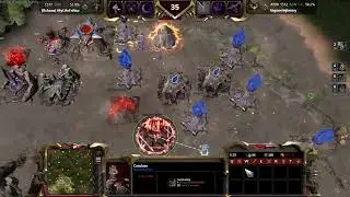 One drop made him run around whole game: Inferno vs Vanguard, 1585mmr ladder stormgate  #sub