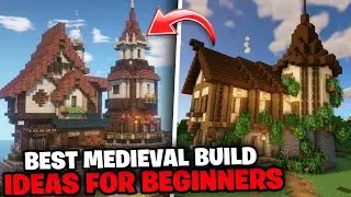 5 BEST MEDIEVAL BUILD IDEAS FOR BEGINNERS IN MINECRAFT! (1080P HD)