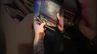 Удобный женский кошелёк из кожи ручной работы / Convenient women's wallet made of handmade leather.