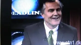 Deadline anchor Carey Campbell with Green Party Pat LaMarche