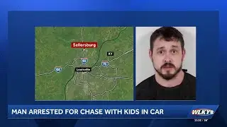 Georgia man arrested after 115 mph police chase with two children in the car