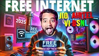 Free Internet 2025! 📡 Jio, Airtel, Vi, BSNL Ke Legal Tricks! 🔥