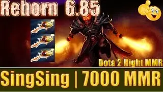 Dota 2 reborn 6 85 SingSing 7000 MMR  x3 Divine Rapiers Ember Spirit  Ranked Match Gameplay!