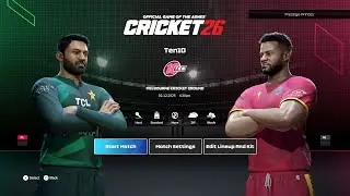 Cricket 26 &mdash; Пакистан против Вест-Индии I ПОЛНЫЙ ГЕЙМПЛЕЙ (PS5)