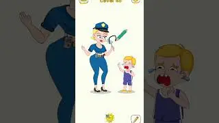 draw police 🚓🚨 trick puzzle -level 63#short #gamer