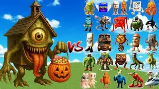 LA CASA BOO против боссов Brainrot | Minecraft Mob Battle