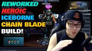 REWORKED! - Dauntless Heroic Iceborne Chain Blade Build - Patch 1.8.3. - Solo Heroic Blaze Esca!