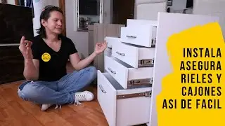 MÉTODO SENCILLO para instalar rieles y cajones