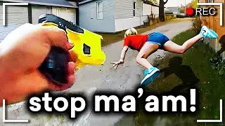 When Dumb Karens Try to Escape From SUPER Cops