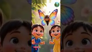 Titli Rani 🦋 | Fun & Learning Poem for Kids | KindKid Animation