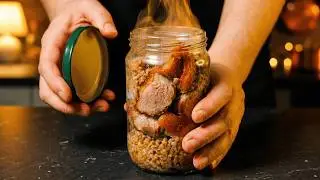 Trying an Amish NO-FRIDGE recipe. Can this pork roll and buckwheat in a jar really last 2+ years?