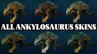 All Ankylosaurus Male Skins in JWE3 – Full Showcase (4K)