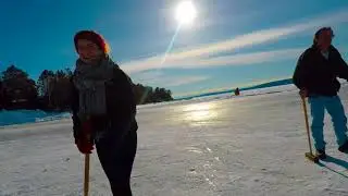 Madeline Island Ice Road Croquet on Lake Superior