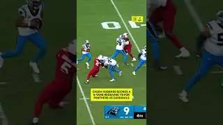 Chuba Hubbard scores 5-yard receiving touchdown for Carolina Panthers vs Arizona Cardinals 🙌🇨🇦