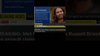 Met POLICE RECEIVED A REPORT AGAINST RUSSELL BRAND, more women. #truecrime #russellbrand