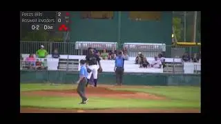 Line drive single to RF 2RBI&rsquo;s vs. Roswell Invaders 