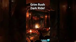 Grim Rush DARK RIDE! #rollercoaster #themepark #planetcoaster2