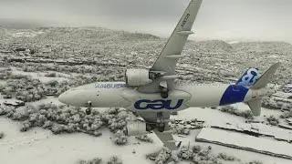 AIRBUS CRASH Snow Weather - MSFS 2022