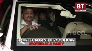 Gauri Khan and Hiroo Johar spotted at a party