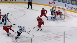 Beck scores from his office
