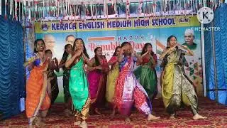 Remix song dance performed by Kerala English Medium School Dharmapuri, students.