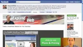 Facebook Page Video Tour for Expand2Web