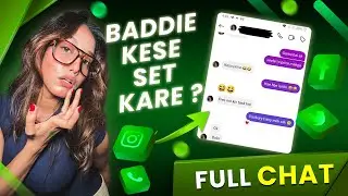 Instagram Par Ladki Se Chat Kaise Kare | Flirt with Baddie in Hindi | SID