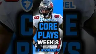 FanDuel NFL DFS Week 8 Core Plays | Sunday 10/26/2025 DFS Picks