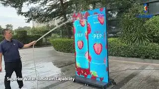 Outdoor Foldable All in one LED Poster Display -Canbest TF Series