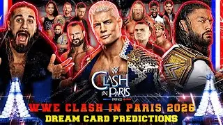 Прогнозы Dream Card для WWE Clash in Paris 2026, версия 2