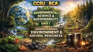 CCSU | BCA | EVS  | Unit 1 Understanding Environment & Natural Resources